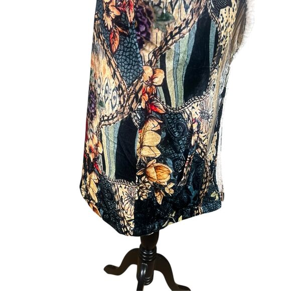 Soft Surroundings Womens Medium Multicolor Innsbrook Velvet Sherpa Lined Jacket - Picture 3 of 12